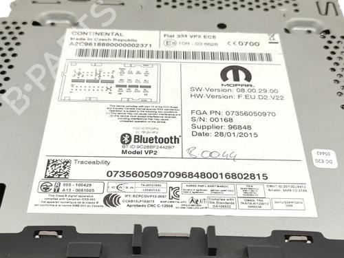 Radio FIAT 500X (334_) 1.4 (334AXC1B, 334AXC11) | BP30579905E6 