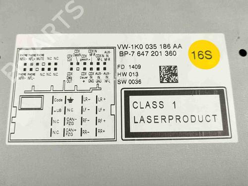 Radio VW GOLF VI (5K1) | BP38597216E6 - Image 5