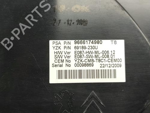 Kombiinstrument PEUGEOT 3008 I MPV (0U_) 1.6 HDi | BP30527410C47