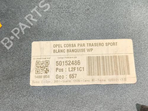 Rear bumper OPEL CORSA F (P2JO) 1.5 (68) | BP16515273C8 