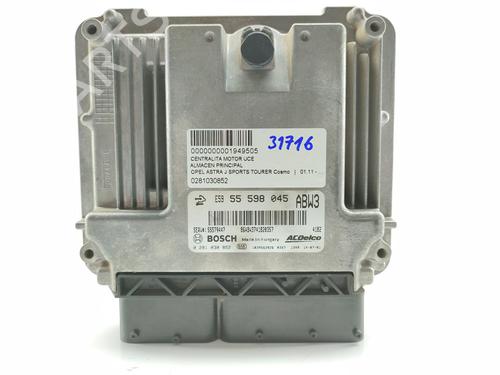 Used Engine control unit (ECU) OPEL ASTRA J Sports Tourer (P10) [2010-2015]  16512395