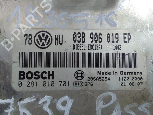Engine control unit (ECU) VW PASSAT B5.5 (3B3) 1.9 TDI | BP16509153M57 