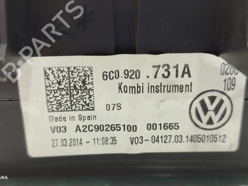 Instrument cluster VW POLO V (6R1, 6C1) 1.4 TDI | BP16511780C47 