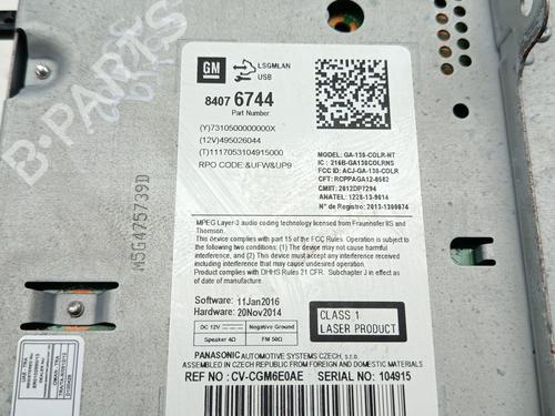 Radio OPEL ASTRA J Saloon | BP33705051E6 - Image 3