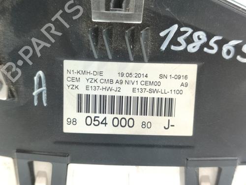 Instrument cluster PEUGEOT 208 I (CA_, CC_) 1.4 HDi | BP16504258C47