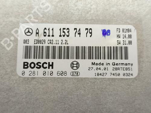 Engine control unit (ECU) MERCEDES-BENZ C-CLASS (W203) C 200 CDI (203.004) | BP16514650M57 