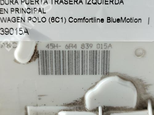 Rear left lock VW POLO V (6R1, 6C1) 1.4 TDI | BP16508352C100 
