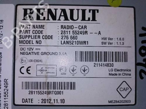 Electronic module RENAULT CLIO IV (BH_)  | BP16505633M83 