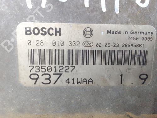 Engine control unit (ECU) ALFA ROMEO 147 (937_) 1.9 JTDM (937.AXD1A, 937.AXV1A, 937.BXB1A) | BP16507725M57 