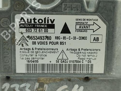 ECU airbags CITROËN C4 I (LC_)  | BP16512206M53 