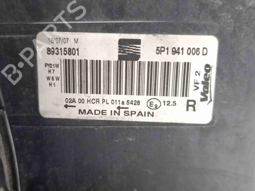 Right headlight SEAT ALTEA (5P1) 1.9 TDI | BP35787617C29 - Image 3