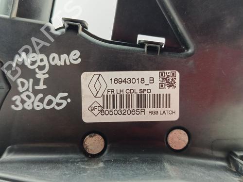 Front left lock RENAULT MEGANE IV Hatchback (B9A/M/N_) 1.5 Blue dCi 115 (B9A6) | BP31975549C98