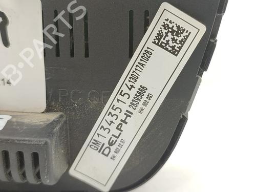 Climate control OPEL ASTRA J (P10) 1.7 CDTI (68) | BP16503584I5 