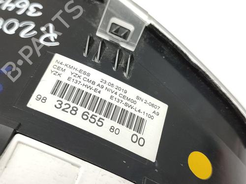 Instrument cluster PEUGEOT 2008 I (CU_)  | BP23223786C47 