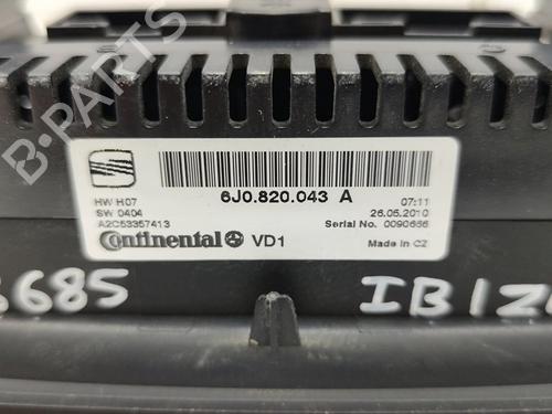 Climate control SEAT IBIZA IV (6J5, 6P1)  | BP25791407I5 