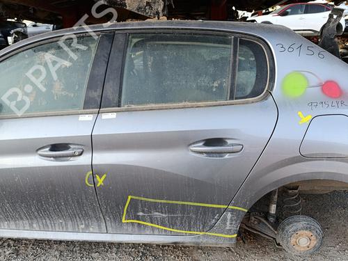 Used Left rear door PEUGEOT 208 II (UB_, UP_, UW_, UJ_) [2019-2025]  23066144