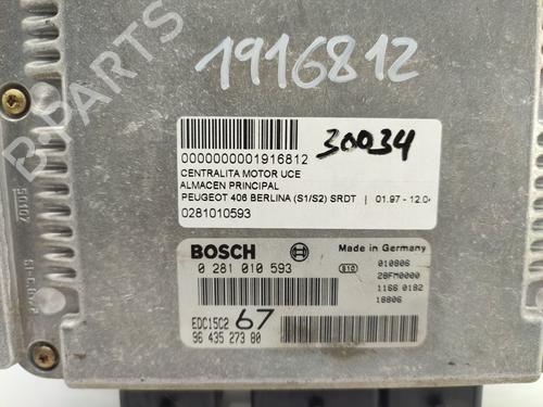 Engine control unit (ECU) PEUGEOT 406 (8B) 2.0 HDI 90 | BP16510882M57 