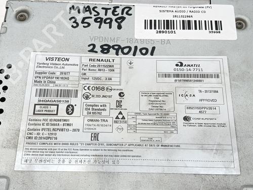 Radio RENAULT MASTER III Van (FV) 2.3 dCi 130 FWD (FV0M, FV0Y, FV0J, FV02, FV03) | BP34621875E6  - Image 7