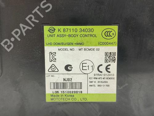 Módulo eletrónico SSANGYONG KORANDO (CK)  | BP28584310M83