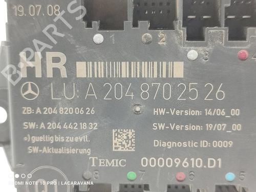 Electronic module MERCEDES-BENZ C-CLASS (W204) C 220 CDI (204.002) | BP25903125M83 