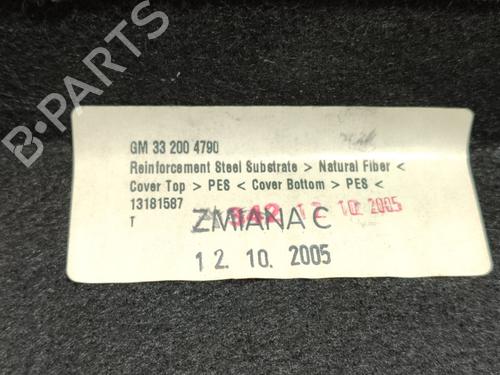 Rear parcel shelf OPEL ASTRA H GTC (A04) 1.7 CDTi (L08) | BP16518606C85 
