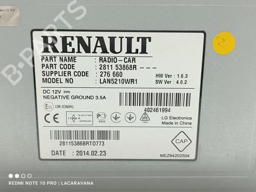 Electronic module RENAULT CLIO IV (BH_)  | BP20702842M83 