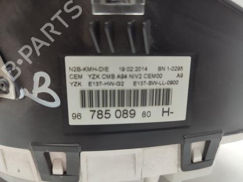Instrument cluster PEUGEOT 2008 I (CU_)  | BP26586618C47 
