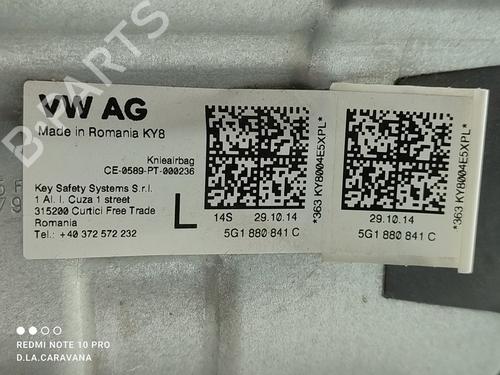 Knee airbag SEAT LEON (5F1)  | BP16517426C50 