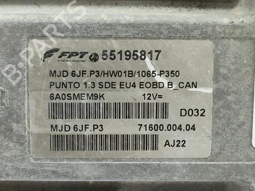 Engine control unit (ECU) FIAT PUNTO (188_) 1.3 JTD 16V | BP16511495M57 