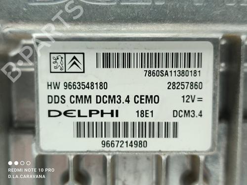 Engine control unit (ECU) CITROËN C5 III (RD_) 2.0 HDi (RDRHD8, RDRHDJ, RDRHR8, RDRHRJ) | BP16961241M57 