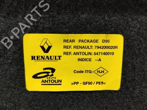 Rear parcel shelf RENAULT MEGANE III Coupe (DZ0/1_) 1.5 dCi (DZ0B) | BP16505596C85 