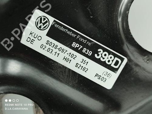 Rear right window mechanism VW GOLF VI Convertible (517)  | BP16843643C25 