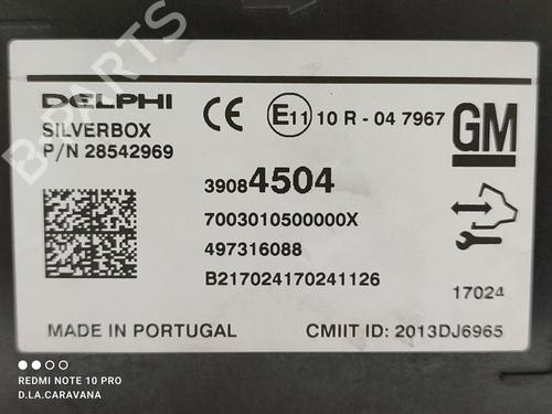 Electronic module OPEL ASTRA K (B16) 1.6 CDTi (68) | BP18344944M83 