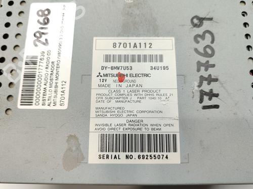 Radio MITSUBISHI PAJERO IV (V8_W, V9_W) 3.2 DI-D (V88W, V98W) | BP16507901E6 