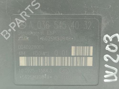 ABS pump MERCEDES-BENZ C-CLASS T-Model (S203) C 180 Kompressor (203.246) | BP16511177M43 