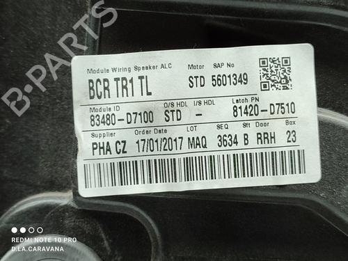 Rear right window mechanism HYUNDAI TUCSON (TL, TLE) 1.7 CRDi | BP16532430C25 