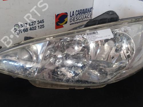 Used Left headlight PEUGEOT 206 Hatchback (2A/C) 1.4 LPG (75 hp) 16508553