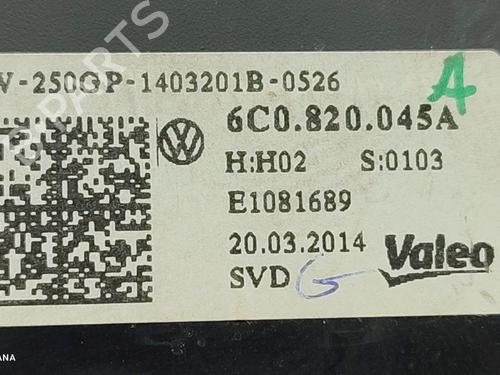 Climate control VW POLO V (6R1, 6C1) 1.4 TDI | BP16511779I5 