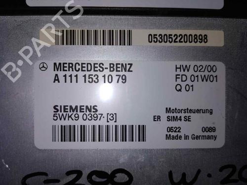 Engine control unit (ECU) MERCEDES-BENZ C-CLASS (W203) C 180 (203.035) | BP16504188M57 