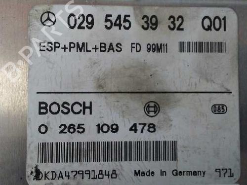 Control unit MERCEDES-BENZ S-CLASS (W220) S 320 CDI (220.026, 220.126) | BP16503642M11 