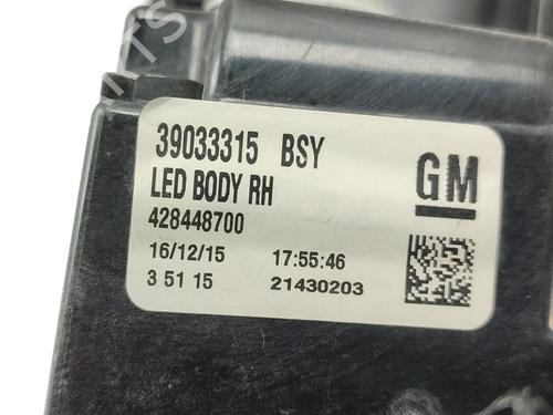 Right taillight OPEL ZAFIRA TOURER C (P12) 1.6 CDTI (75) | BP28588843C35 