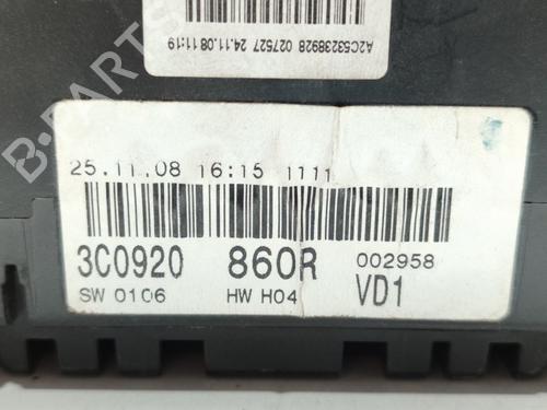 Instrument cluster VW PASSAT B6 (3C2) 2.0 TDI | BP17054578C47 