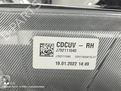 Højre forlygte KIA XCEED (CD)  | BP29727657C29 