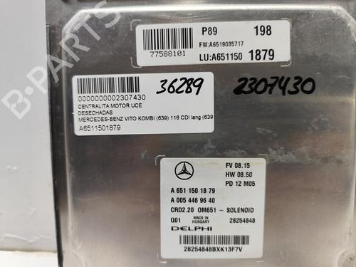 Engine control unit (ECU) MERCEDES-BENZ VITO Bus (W639) 116 CDI (639.701, 639.703, 639.705) | BP29721194M57 