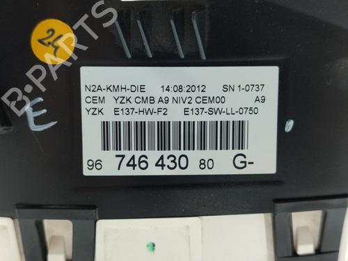 Instrument cluster PEUGEOT 208 I (CA_, CC_) 1.4 HDi | BP17950315C47 