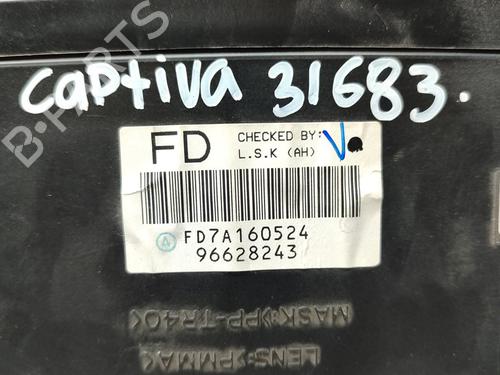 Instrument cluster CHEVROLET CAPTIVA (C100, C140) 3.2 4WD | BP18640579C47 