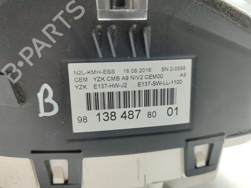 Instrument cluster PEUGEOT 2008 I (CU_) 1.2 THP 110 / PureTech 110 | BP16532437C47 