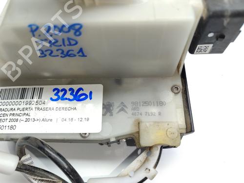 Rear right lock PEUGEOT 2008 I (CU_) 1.2 THP 110 / PureTech 110 | BP16514593C99 