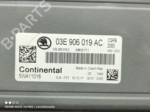 Engine control unit (ECU) SKODA FABIA II (542) 1.2 | BP19781207M57 