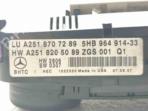 Climate control MERCEDES-BENZ M-CLASS (W164) ML 320 CDI 4-matic (164.122) | BP38012992I5 - Image 4